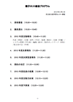 第5回親子ネット総会資料
